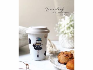 オシャレなイラストのタンブラー♪講師作品例