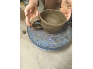 取っ手を付けたらマグカップの完成です!