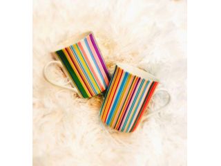 ご主人の大好きなポールスミス風のマゲカップでお揃い♪