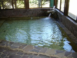 無色透明・まろやかな湯ざわりが自慢のお湯です♪