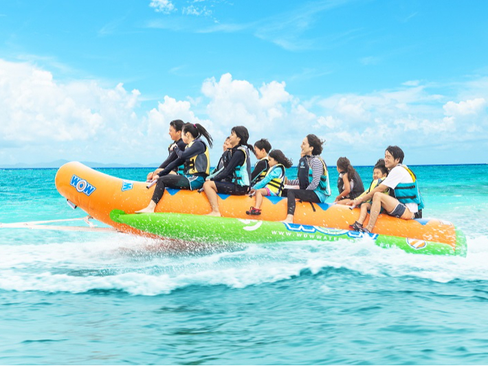 大迫力!バナナボート♪