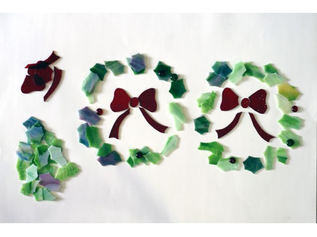 葉っぱの色も微妙に違う色で揃えてあります。