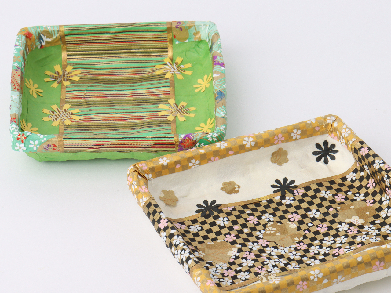 デザインを自由に作れる和紙皿手作り体験! 出来上がった作品は、すぐに持ち帰ることができます