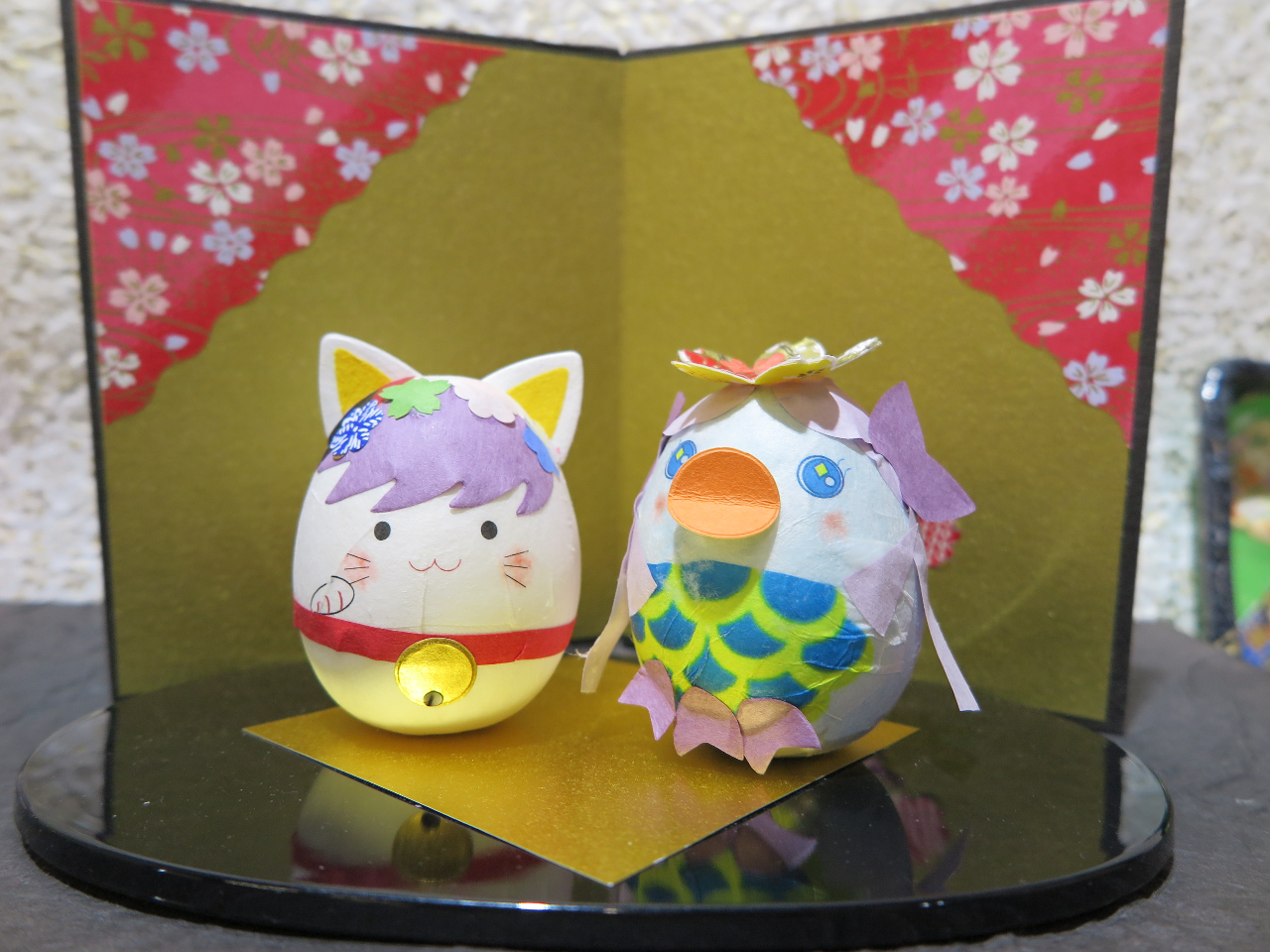 美濃和紙雑貨手作り体験「和紙ころころおひなさま作り」♪ファミリー