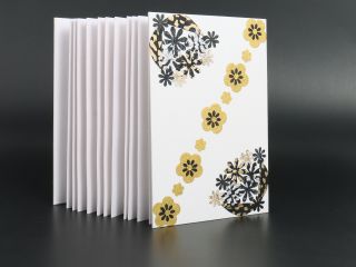 無地の御朱印帳に、美濃和紙をあなた好みにデザインしてオリジナル御朱印帳を作成しませんか?