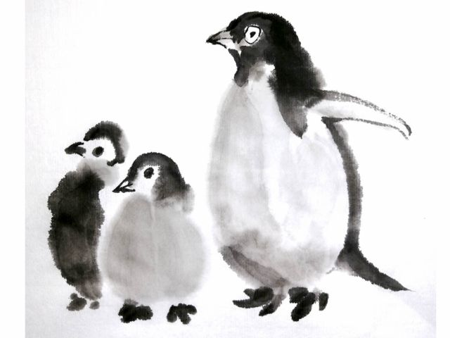 かわいいペンギンです。