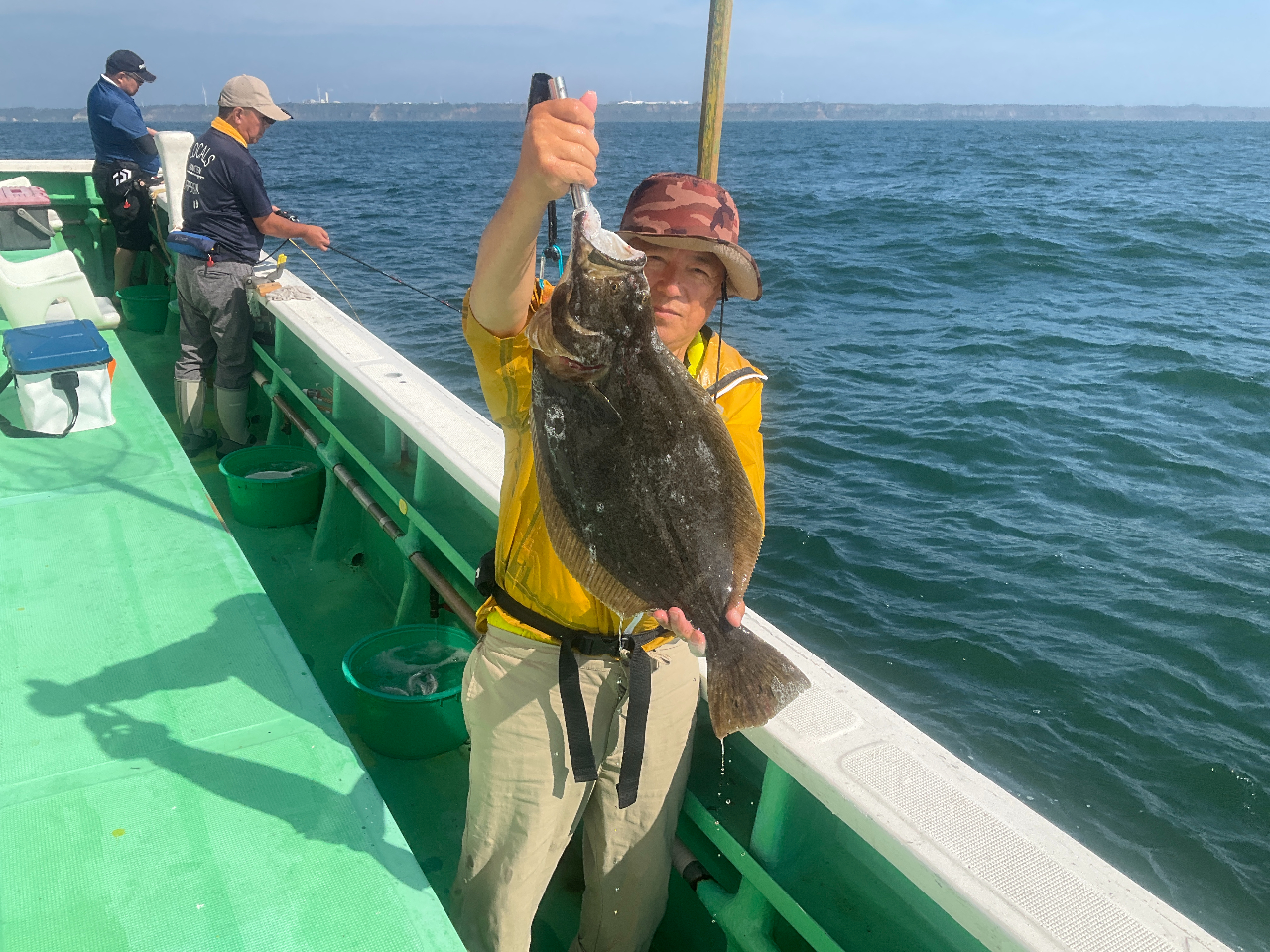 ☆乗合プラン【飯岡漁港・ヒラメ釣り】優しい船長がしっかりと皆様を
