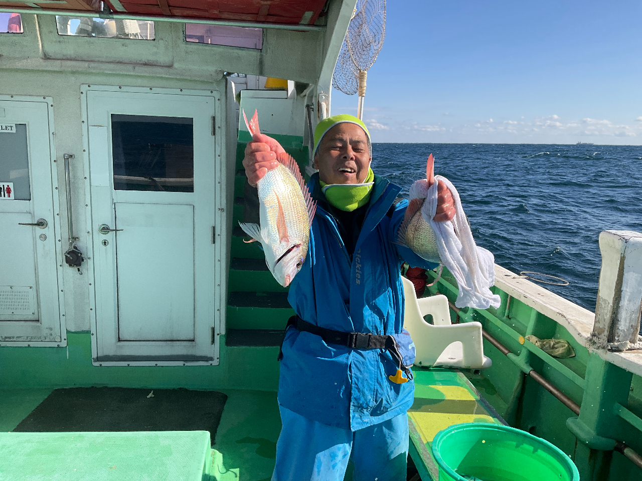 ★乗合プラン【飯岡漁港・花ダイ五目釣り】優しい船長がしっかりと皆様をサポートさせ...