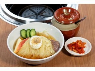 日帰り温泉昼食ランチセットのコースメニュー「盛岡冷麺」