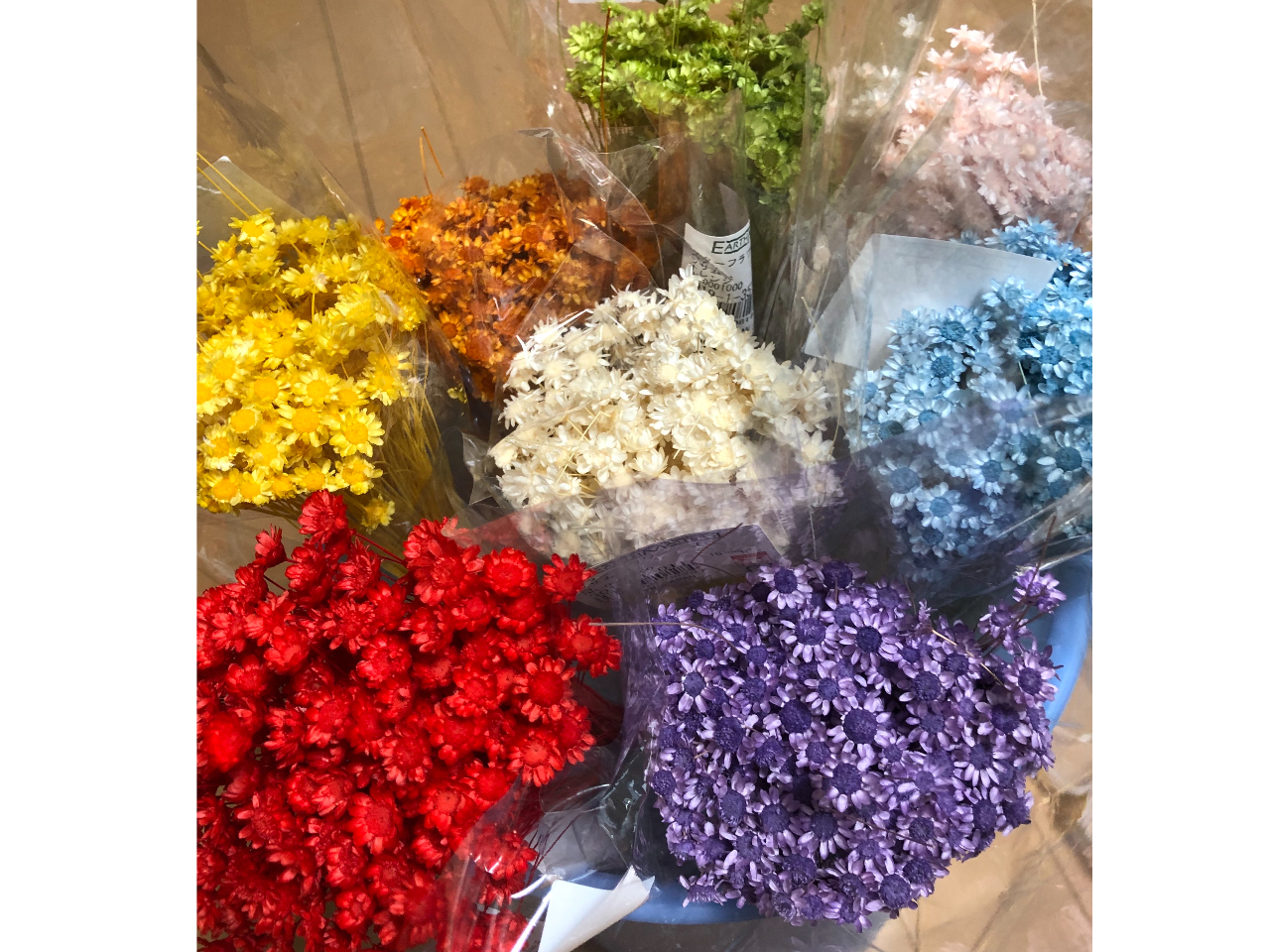 花がたくさんあるのでテンションアップ