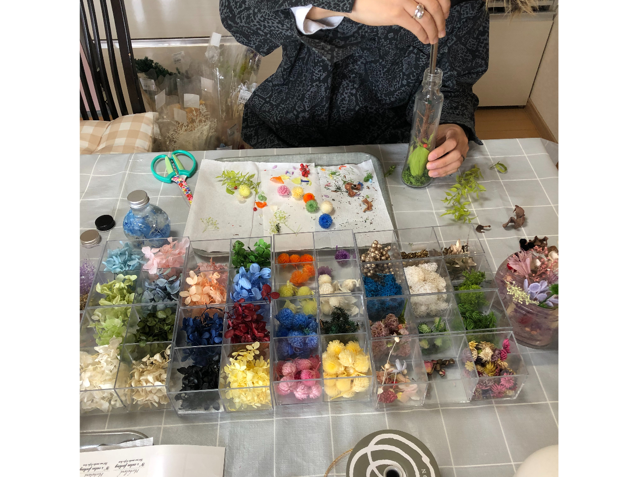 1講義1グループなので、お一人さまでも他の方と一緒になることはなく、ゆったり制作できます