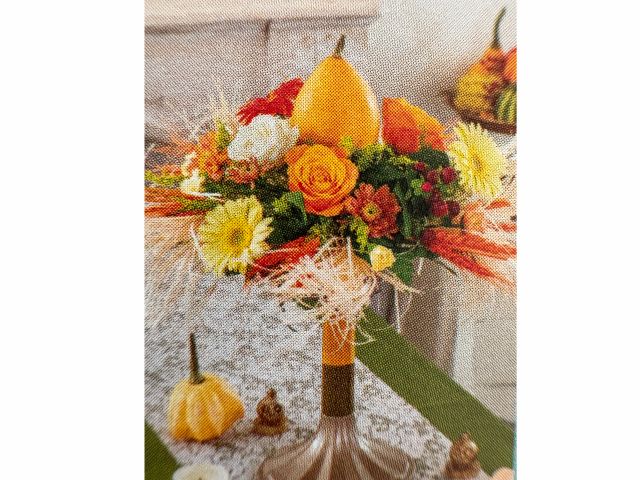 10月16日はパンプキンチュチュ。季節のアレンジメントです。