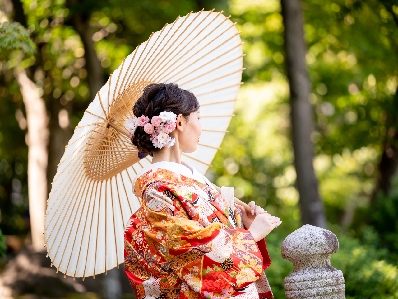 前撮り風景です。プリザーブドフラワーならいつも花の状態は完璧です。