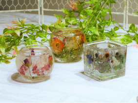 オリジナルのジェルボタニカルランタン作りませんか♪