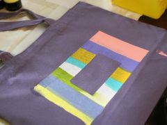 大人も一緒にスキージーアート体験をしてみよう