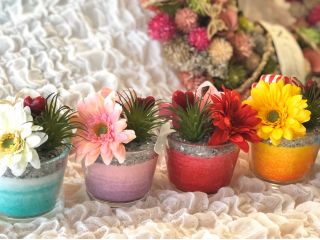 サンドアートでグラデーション柄体験レッスン!!!