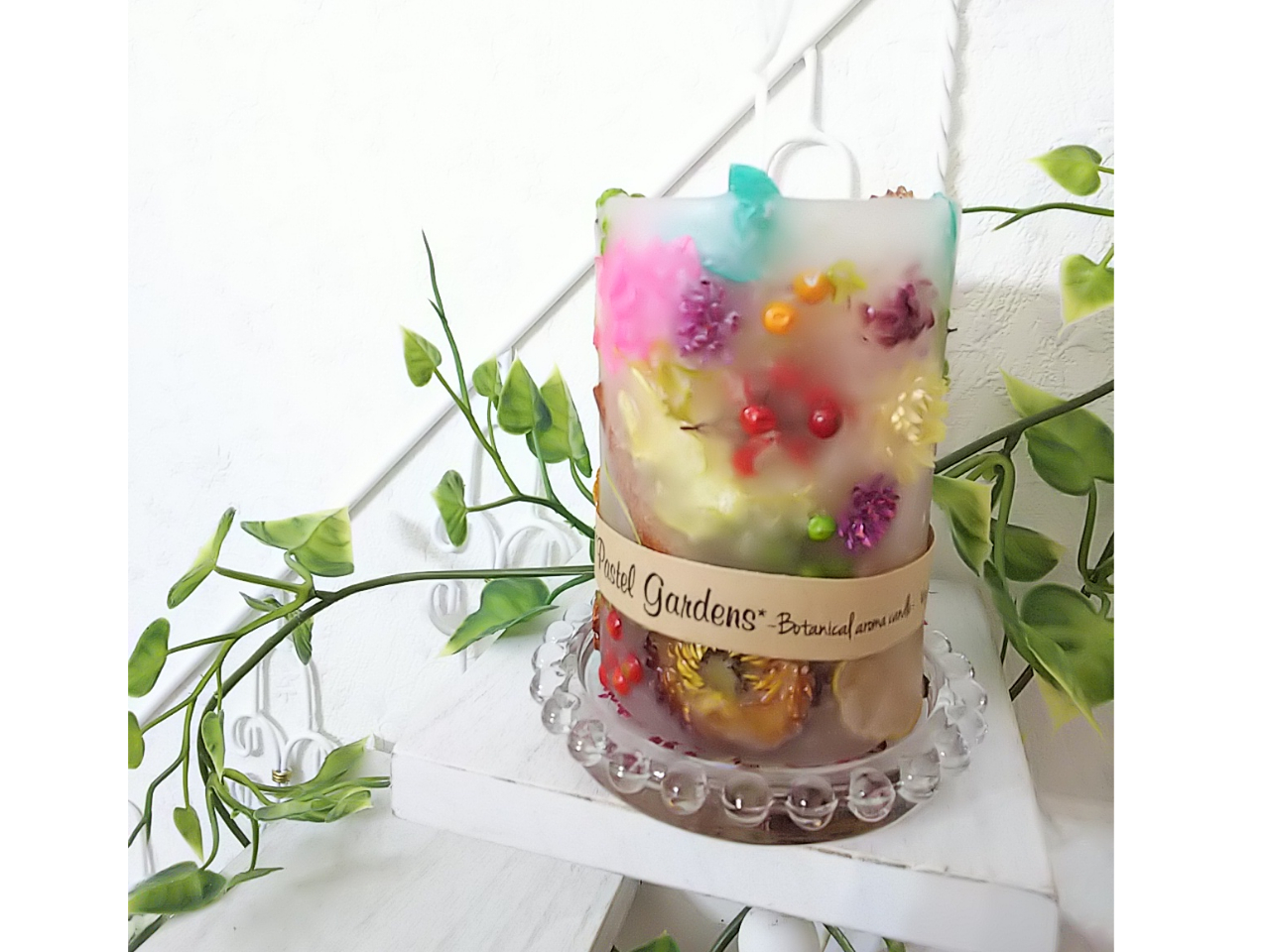 癒やしのボタニカルキャンドル バラの香り スーパーセール期間限定 癒やしのボタニカルキャンドル バラの香り スーパーセール期間限定