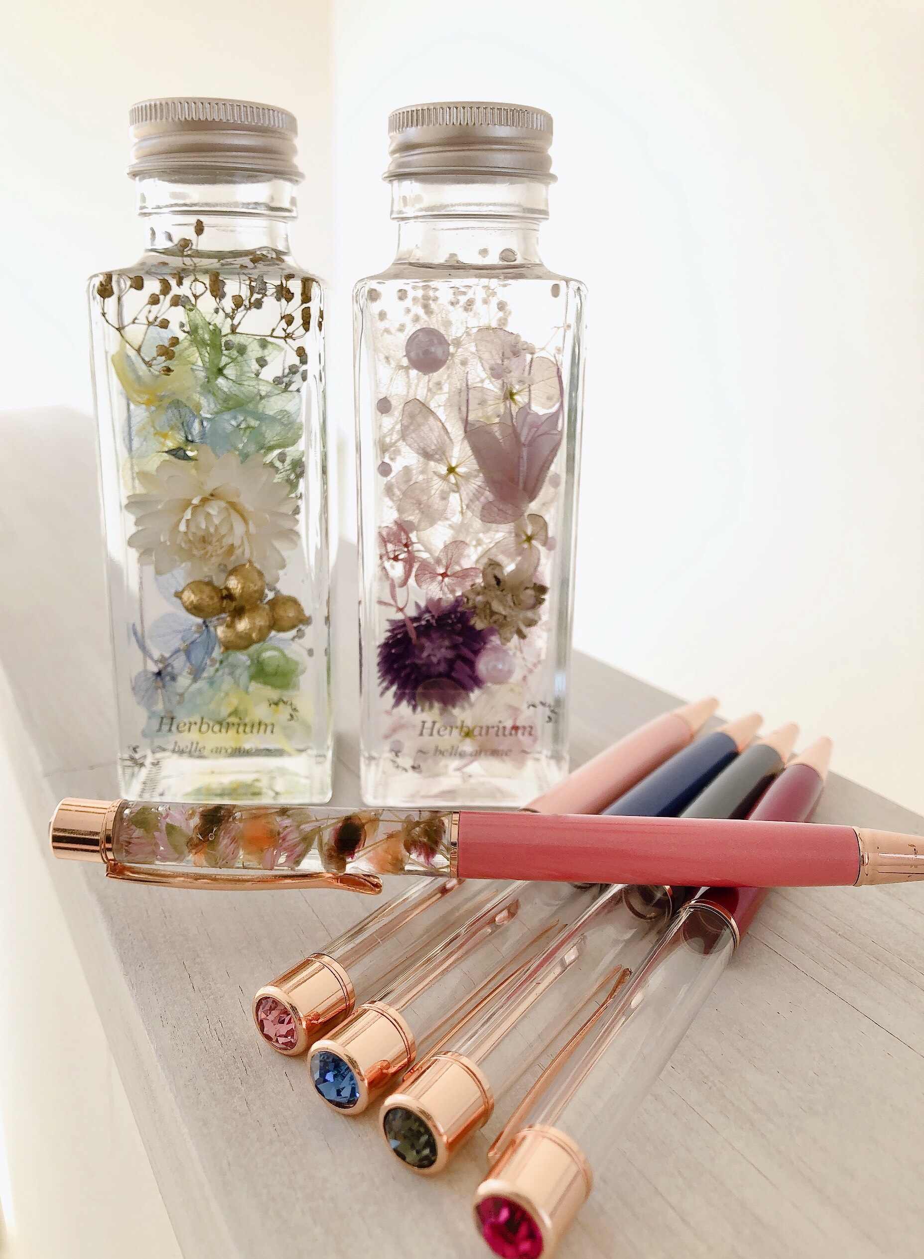 【スイートデコレーション栄町教室】*ハーバリウム&ボールペンセット*