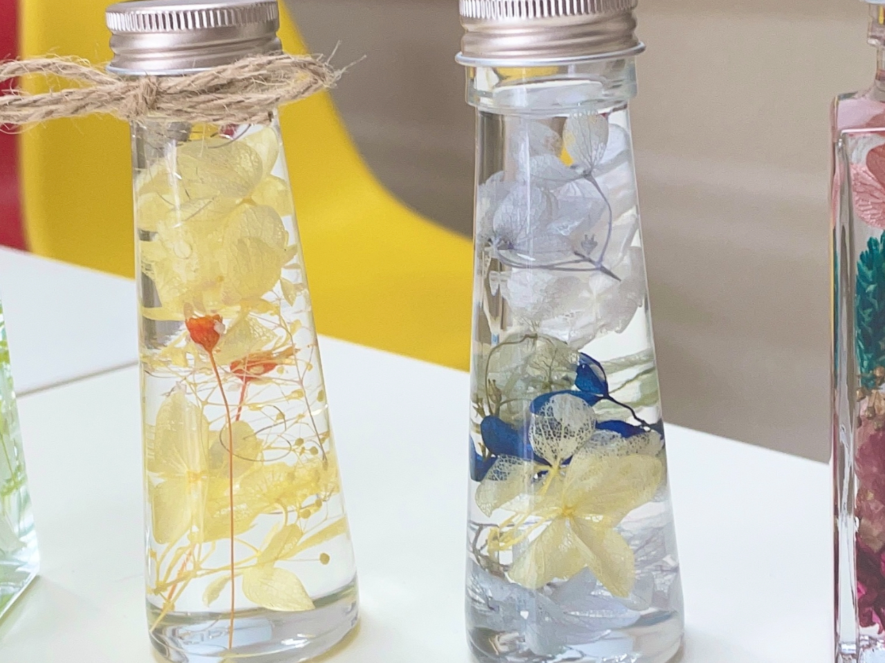 ハーバリウム作ります。 札幌北口教室・4名様～OK】@0 お試しハーバリウムグループde体験