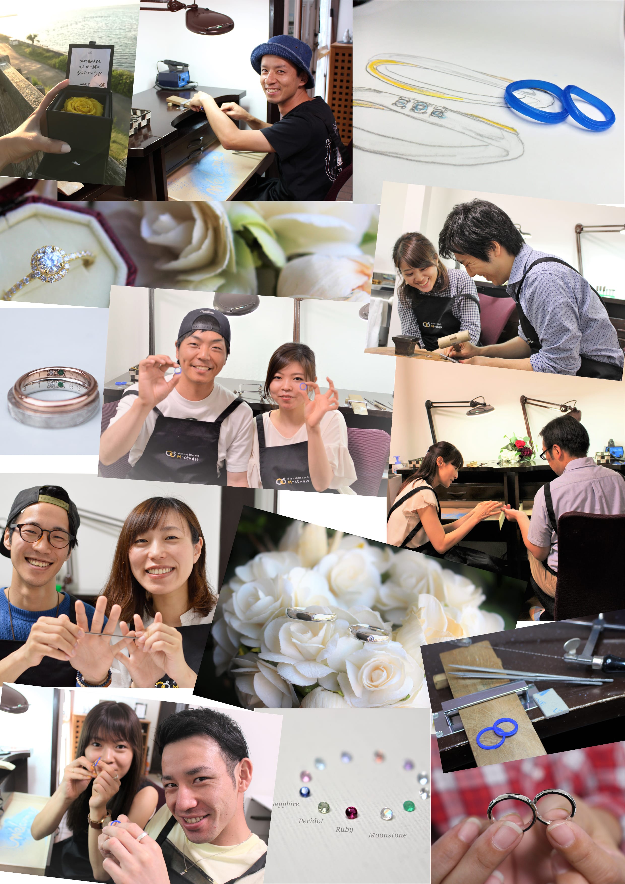 カップルにおすすめ 駅から徒歩１分 手作りシルバーペアリング 世界に2つのオリジナルペアリングをふたりで手作り できるとっておきのメモリアルプラン とっても嬉しいケース アルバム Cd R付 のプラン 手作り指輪のお店m Studio じゃらん遊び体験