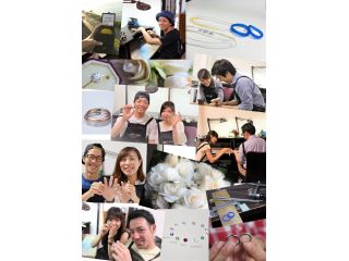 カップルにおすすめ 駅から徒歩1分 手作りシルバーペアリング 世界に2つのオリジナルペアリングをふたりで手作り できるとっておきのメモリアルプラン とっても嬉しいケース アルバム Cd R付 のプラン 手作り指輪のお店m Studio じゃらん遊び体験