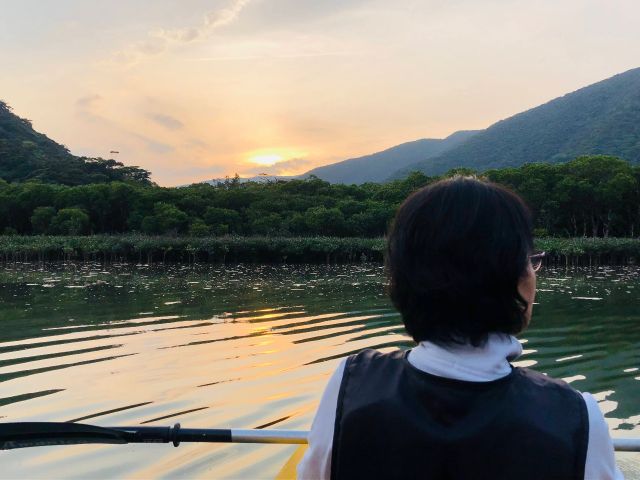 素敵な夕焼けが見られることも