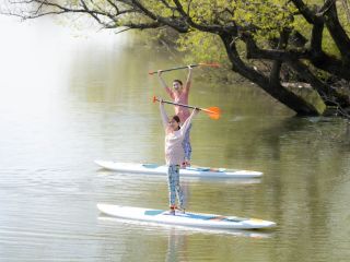 まるで迷路のような水郷をワクワクしながらすすんでいくSUPクルーズ!
