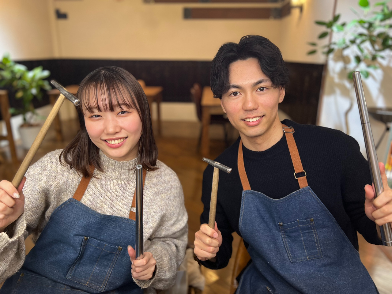 ≪カップルにおすすめ≫ 手作りシルバーペアリングコース 2.5
