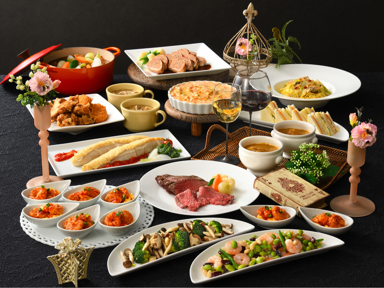 【シーズンカフェ】3・4・5月 ディナービュッフェ120分制限付き