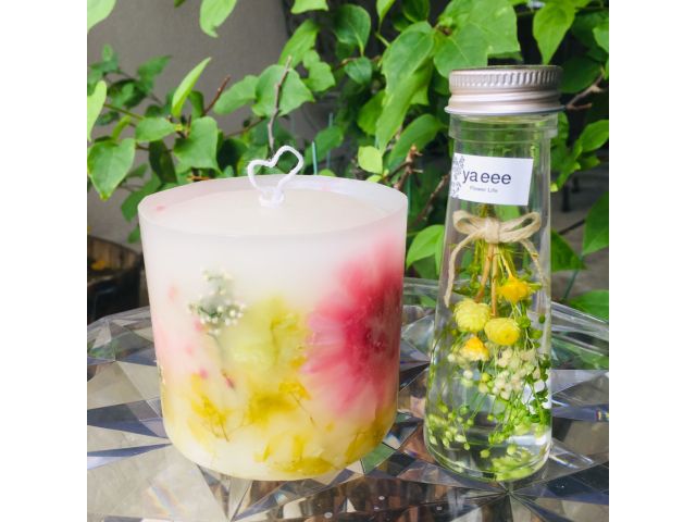キャンドル ハーバリウム大満足プラン お好きなキャンドル 花キャンドル ブーゲンビリアキャンドル 野菜のボタニカルキャンドル とハーバリウムミニミニボトルが作れる大満足のコース 沖縄素材多数あり ハーバリウム キャンドル教室 Yaeee じゃらん遊び体験 キャンドル ハーバリウム大満足プラン お好きなキャンドル 花キャンドル ブーゲンビリアキャンドル 野菜のボタニカルキャンドル とハーバリウムミニミニボトルが作れる大満足のコース 沖縄素材多数あり ハーバリウム キャンドル教室 Yaeee じゃらん遊び体験