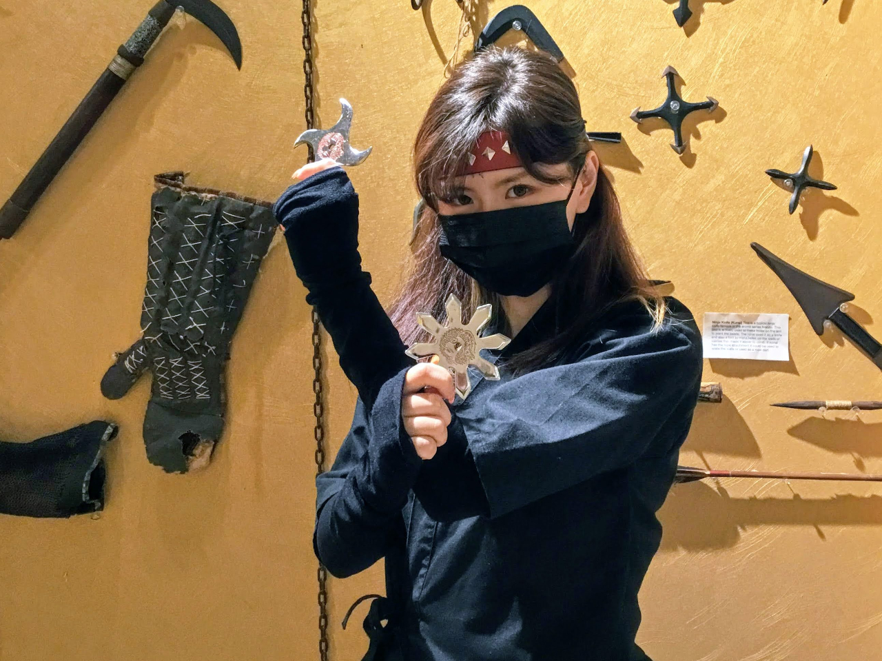 サムライ忍者体験ミュージアム京都での忍者イメージ