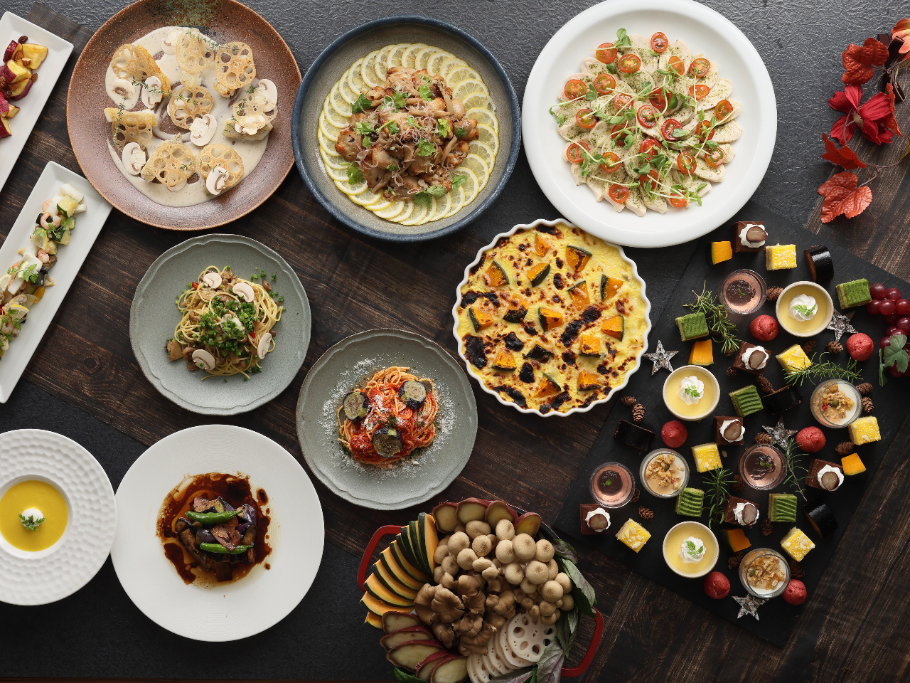 土日ランチバイキングイメージ(10月・11月)