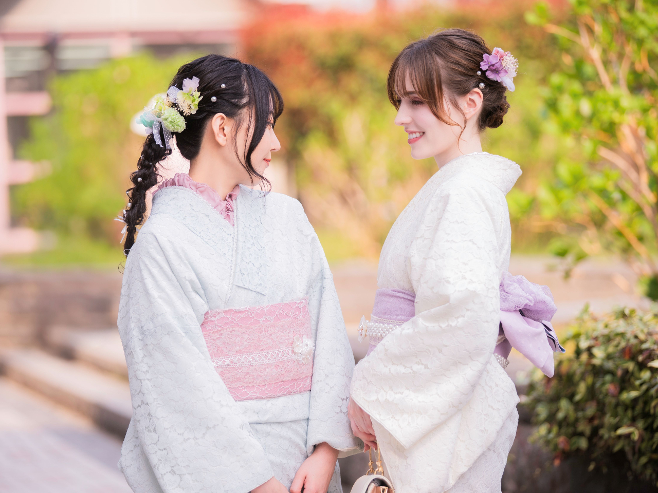 【金沢・兼六園】大人気のアンティーク着物レンタル♪レトロプレミアム