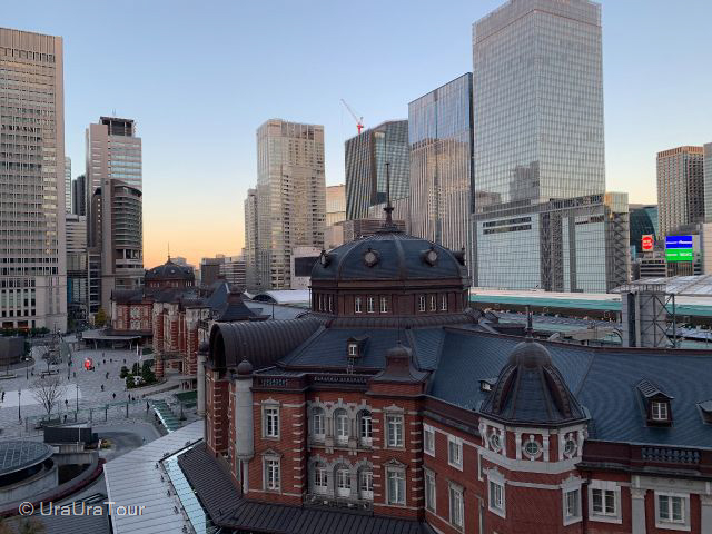 駅舎や東京駅の景色が一望できる穴場スポットも!
