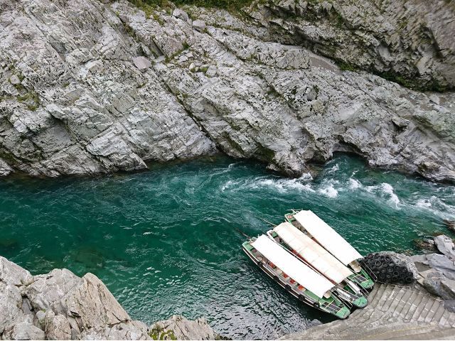大歩危峡観光遊覧船乗り場