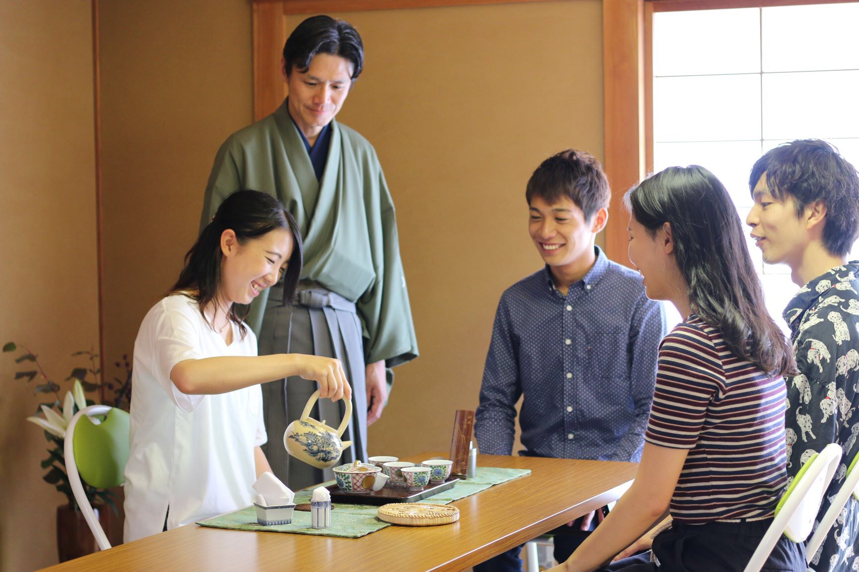 自身で淹れたお茶は格別です