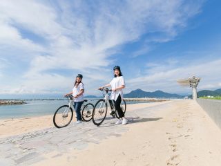 のんびり海までサイクリング。