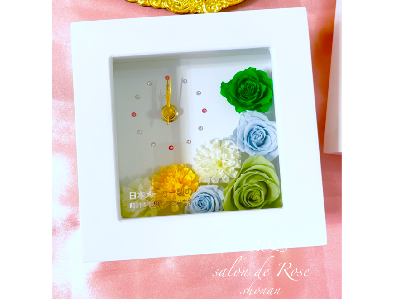 お好きな色合いで作れます。パールやストーンなどもオプションでご用意しております。