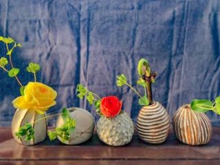 自分だけのオリジナルフラワーベース(花器)を創作しよう!