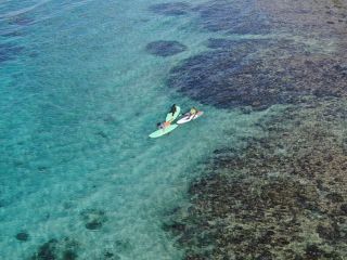 人気上昇中のSUPで海に浮かんで行なうリラクゼーションYoga