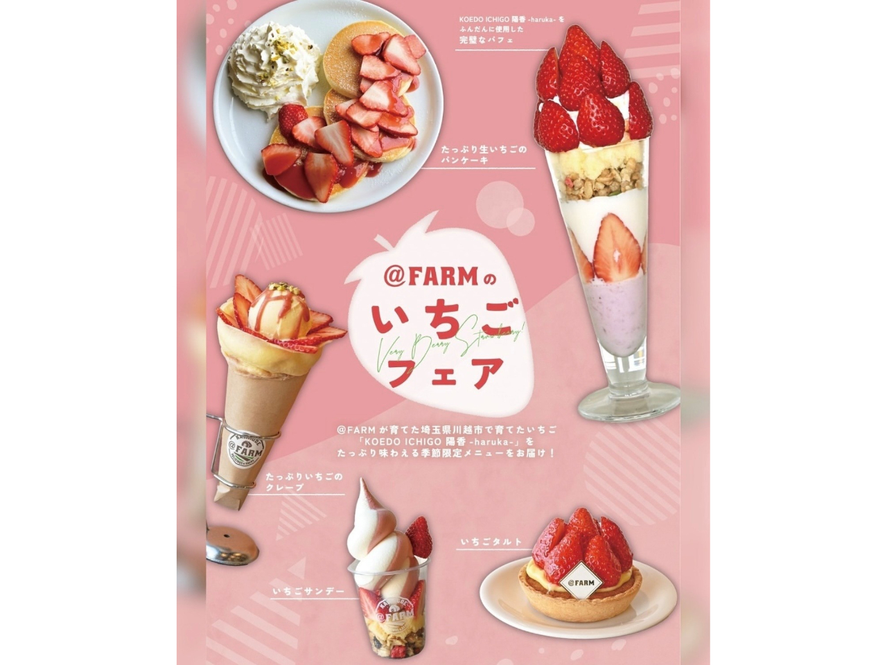 4/6～【土日祝プラン】〈とちおとめ・すずなど30分食べ放題♪〉＼練乳 