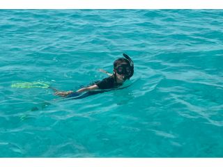 赤崎サンゴの森は、サンゴはもちろん、そこで泳ぐ魚たちの種類など、近隣の海でも随一の魅力を誇ります!