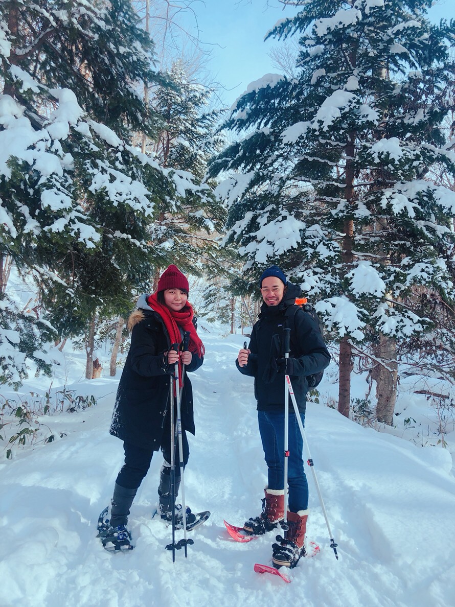 冬の森スノーシュー 送迎無料 手ぶらok 温かい飲み物もお作りします Chomolungma Outdoor じゃらん遊び体験