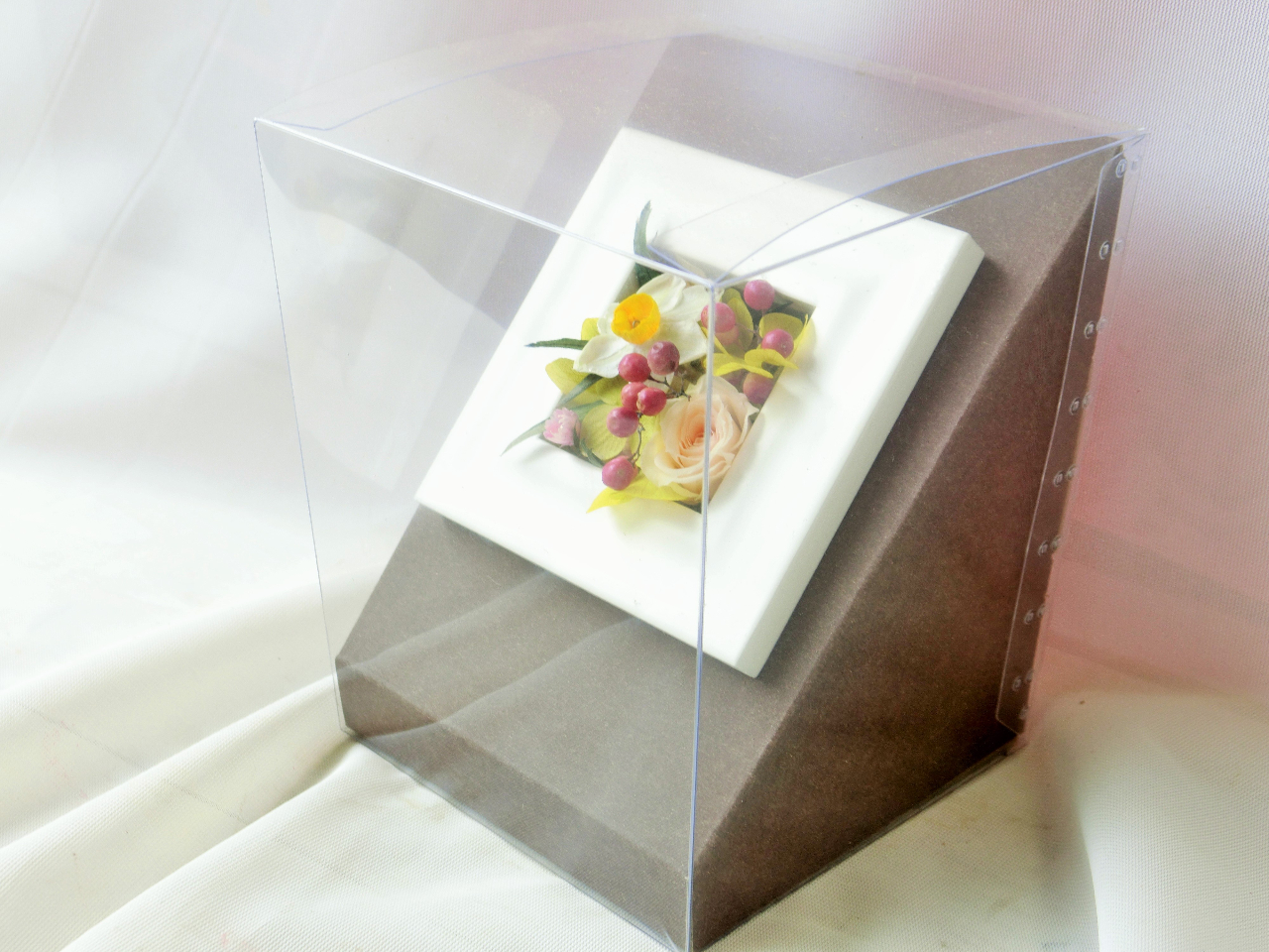 【ふくのね】 福井県花 水仙(越前水仙)のフレームアート作り