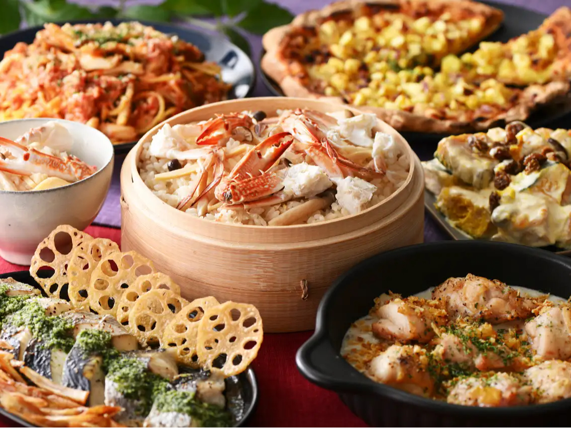 ◇◇ディナーブッフェ40種食べ放題90分＋アルコール飲み放題120分