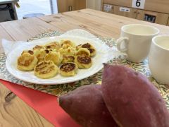 もっちり仕上げます♪ホットミルクと一緒にめしあがれ♪