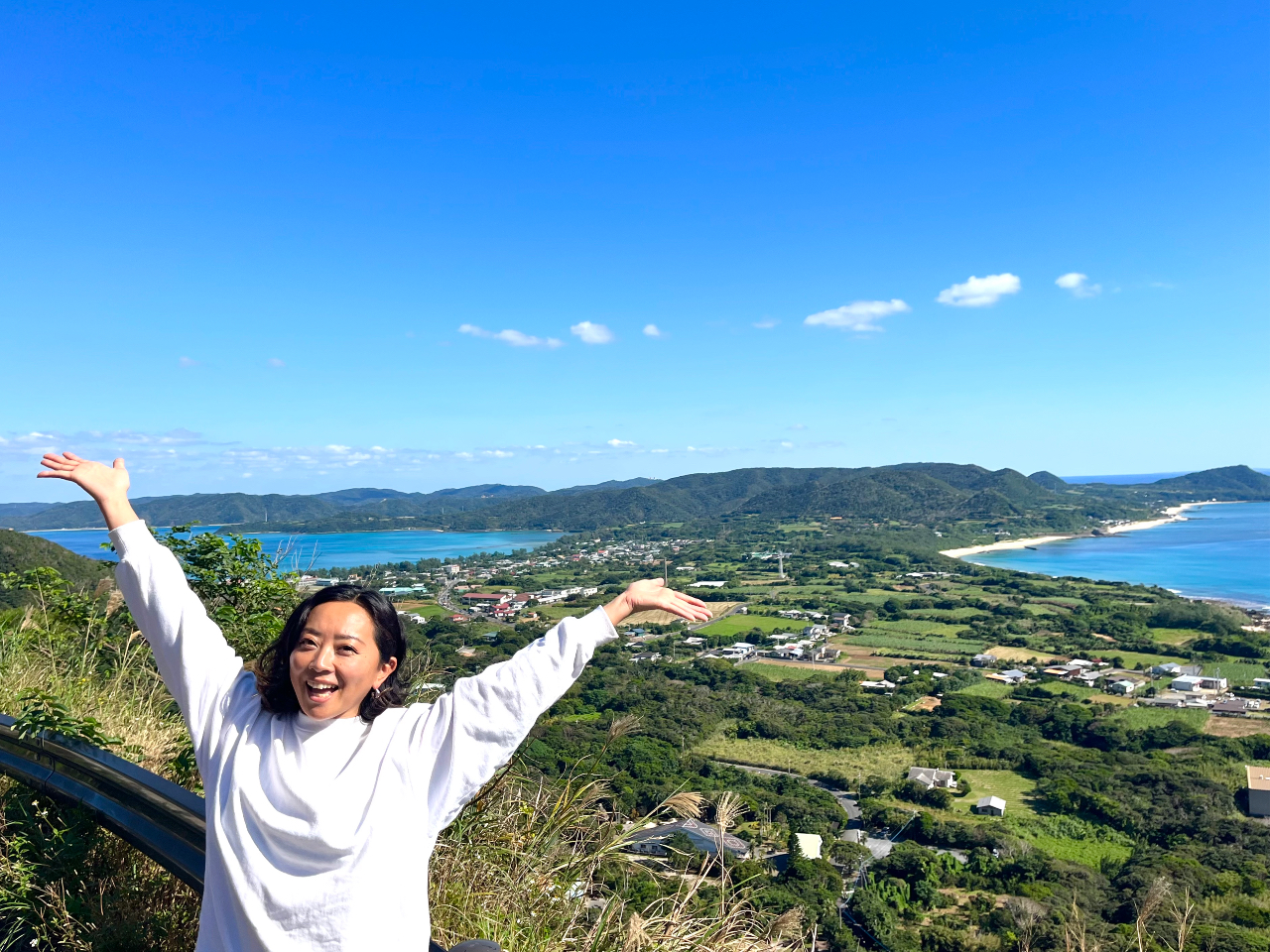 2つの海が見える丘