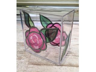 体験作品のペン立て アクリル(製作時間2時間)