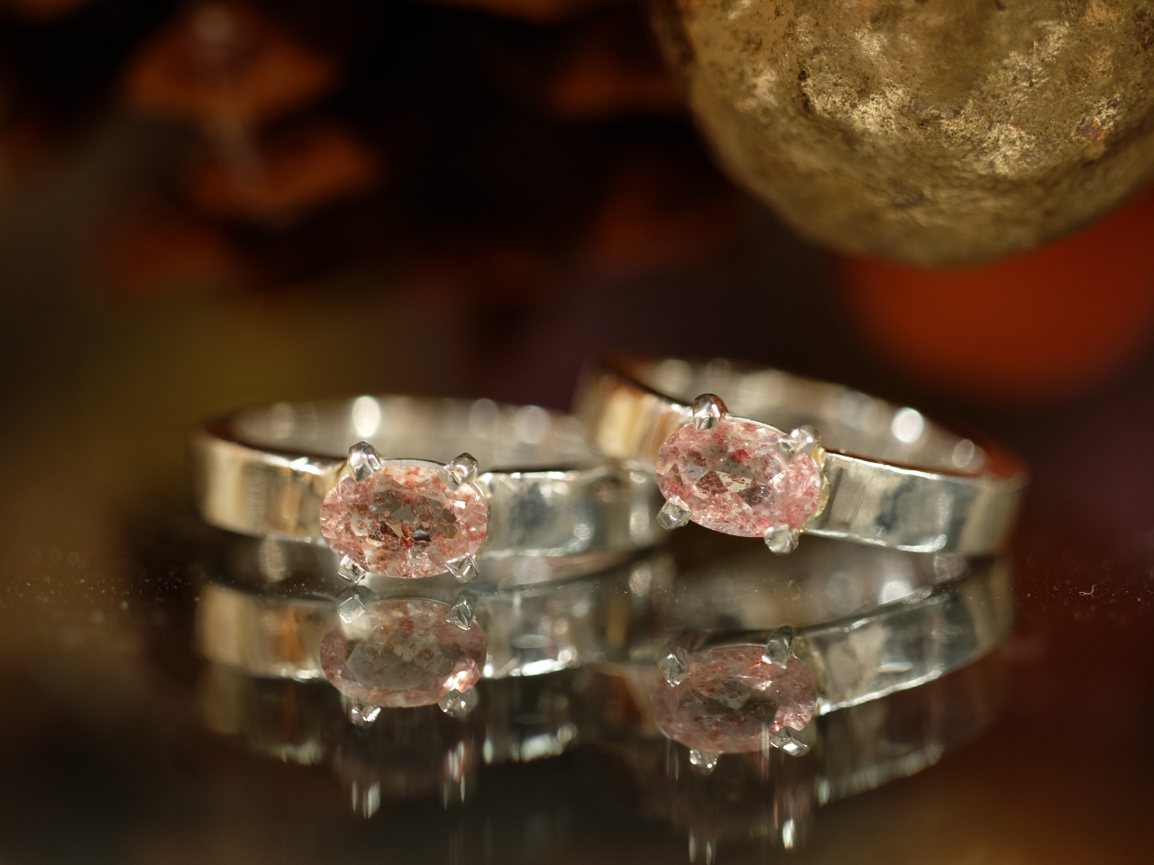 3時間~4時間30分(フルコース)本物の宝石をあしらった石留シルバーリング1個制...