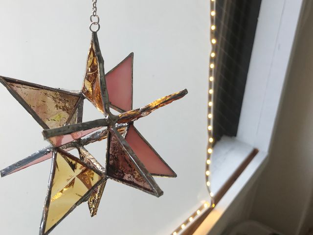 12枚の三角形で作る星